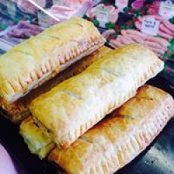 our famous sausage rolls