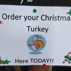 Christmas turkeys