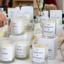 Locally made scented candles