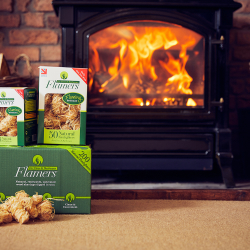 Flamers natural firelighters - only one needed per fire
