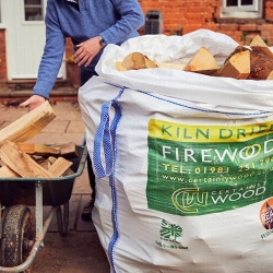 Bulk bag of British kiln dried logs