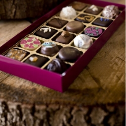 Box of 18 handmade chocolates