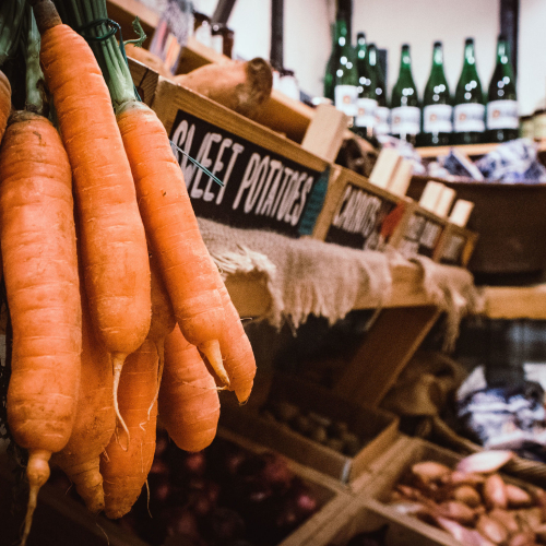 Flower Farm Shop, Godstone, RH9 8BP, meat, seasonal vegetables, bread