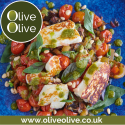 Halloumi Salad from The OliveOlive Mediterranean Cookbook
