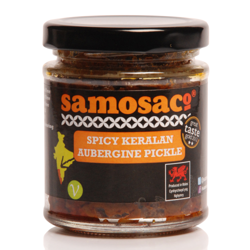 Samosaco Spicy Keralan Aubergine Pickle (Great Taste Award)