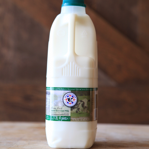 Pasteurised Semi Skimmed Milk (non homogenised)