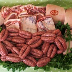 Half Saddleback Pig, Pork & Sausage box