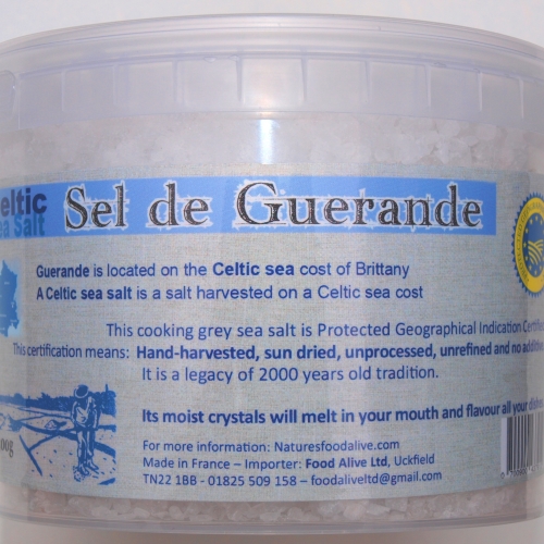 Sel de Guerande/ Celtic sea salt 500 g coarse organic certified