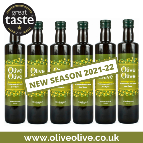 6 x 500ml 2021-22 season Extra Virgin Olive Oil