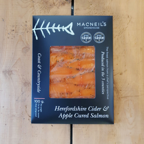 Herefordshire Cider & Apple Cured Salmon - Retail Pack 100g