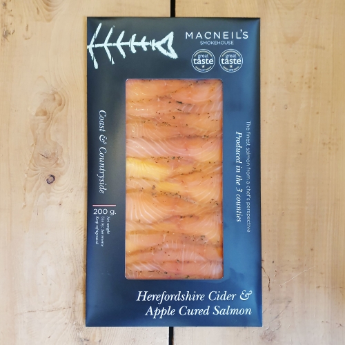 Herefordshire Cider & Apple Cured Salmon - Retail Pack 200g