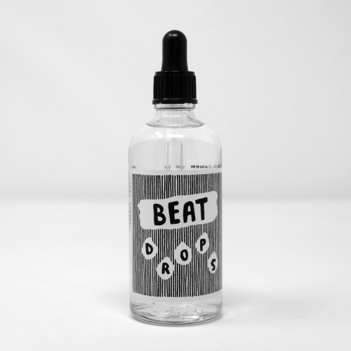 FILL BEAT DROPS REFILLABLE RECORD CLEANER 100ML GLASS BOTTLE