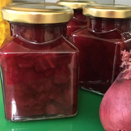 Beetroot and Onion relish