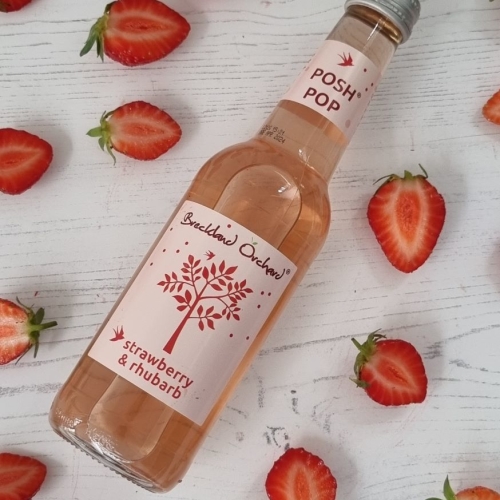 Strawberry & Rhubarb Posh Pop by Breckland Orchard