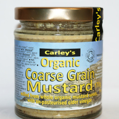 Carleys Organic Coarse Grain Mustard