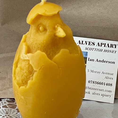 Beeswax Candle  chicken in egg