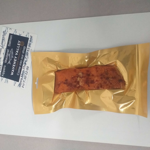 Hot Smoked Traditional Salmon Portion with Sweet Chilli Sauce