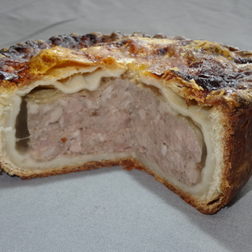 Traditional pork pie
