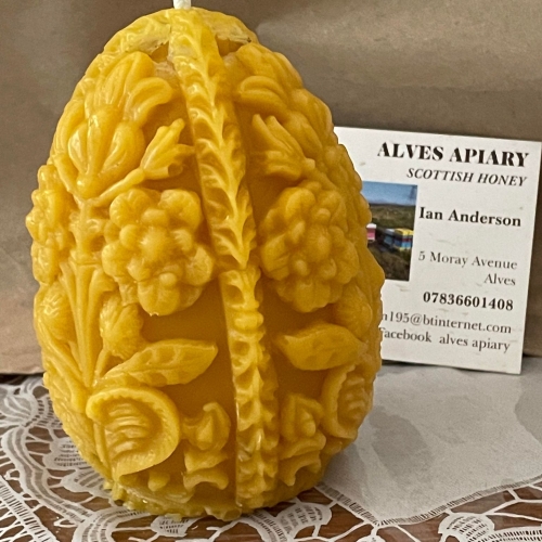 Beeswax Candle  Faberge egg