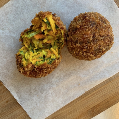Sweet Potato & Mozzarella Croquette