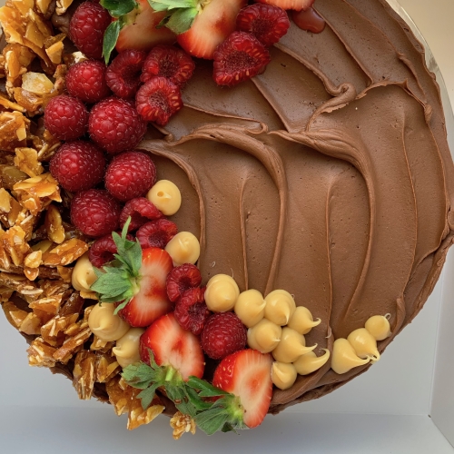 Three Layer Chocolate Celebration Cake (to serve 10-12)