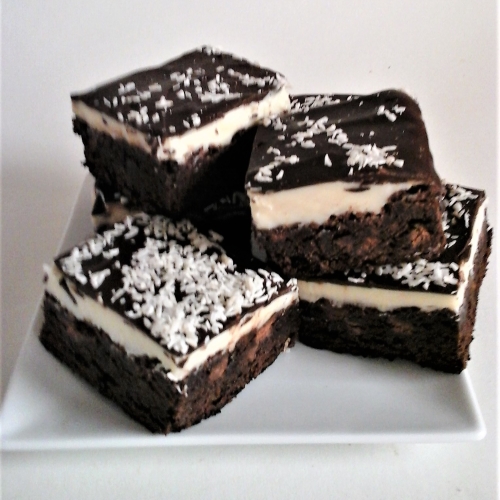Gourmet Lime & Coconut Brownies ( large Box of 6)