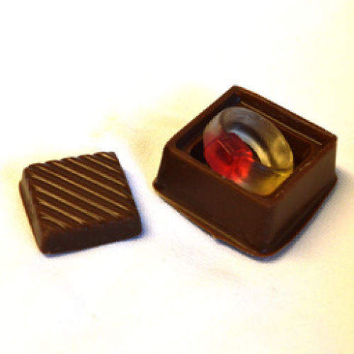 MILK CHOCOLATE ENGAGEMENT RING BOX