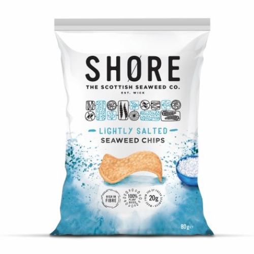 Shore Sea Salt Seaweed chips 12 x 80g