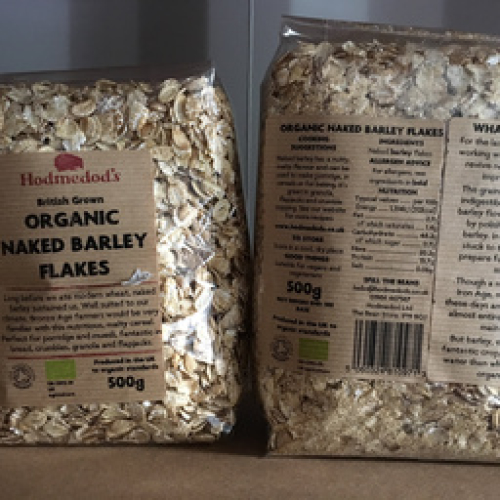 NAKED BARLEY FLAKES, ORGANIC