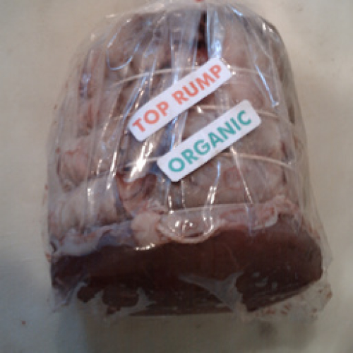 ORGANIC RED RUBY BEEF TOP RUMP ROASTING JOINT