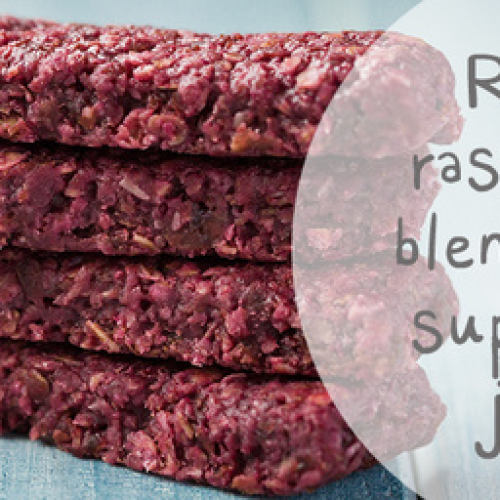 4 RADIANT RASPBERRY SNACK BARs /W