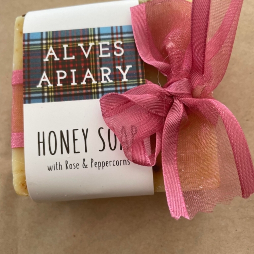 Honey Soap Peppercorns and Rose & Geranium