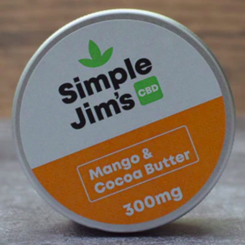 Simple Jim's Mango & Cocoa CBD Body Butter.