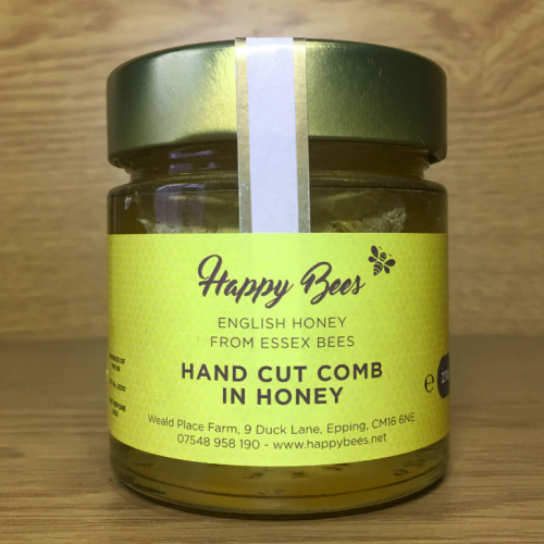 Hand Cut Comb in Honey