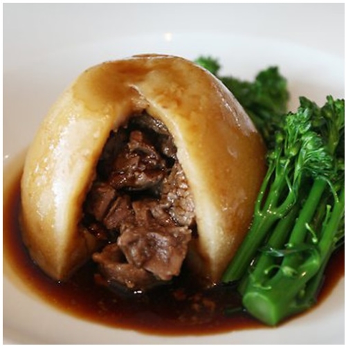 Beef & Ale Suet Pudding