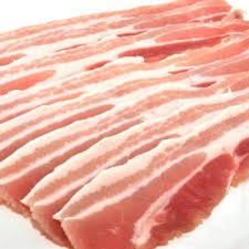 Award winning streaky bacon /f