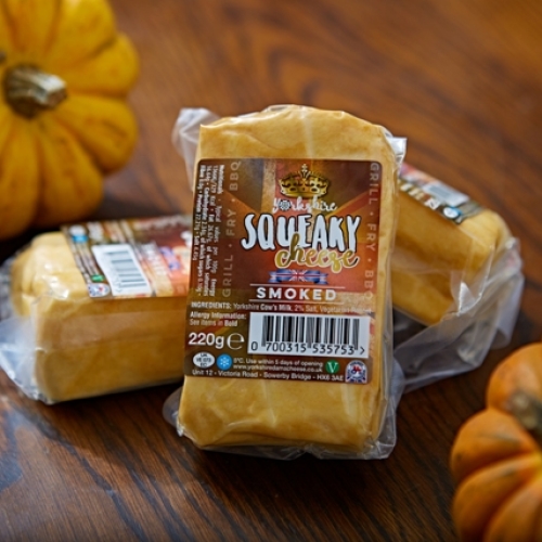 Oak Smoked Squeaky Halloumi-style Cheese