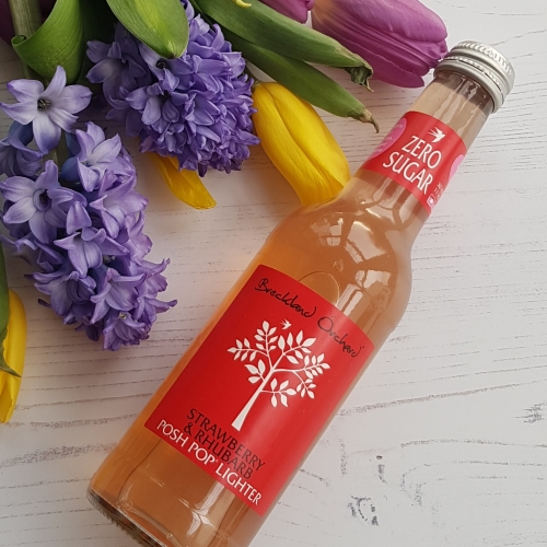 Zero Sugar Strawberry and Rhubarb Posh Pop Lighter by Breckland Orchard